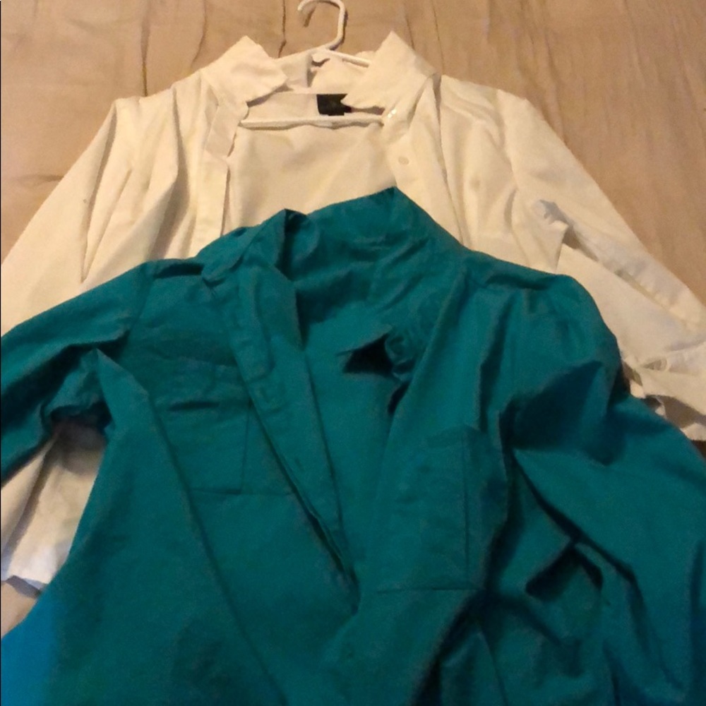 Two button down worthington xl shirts.